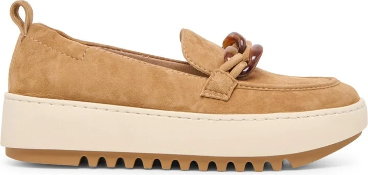 Dolce Vita Women's Ammy Chain Leather Platform Loafers - Image 2