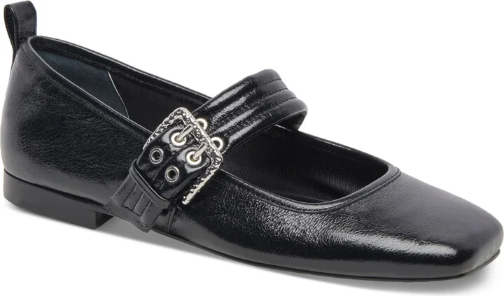 Dolce Vita Women's Arora Buckled Mary Jane Flats