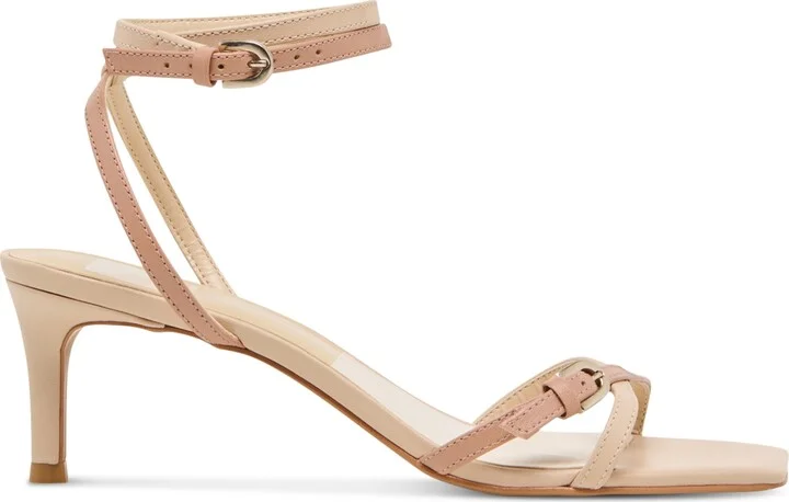 Dolce Vita Women's Bamby Strappy Kitten-Heel Dress Sandals - Nude/Cafe Multi Leather - Image 2