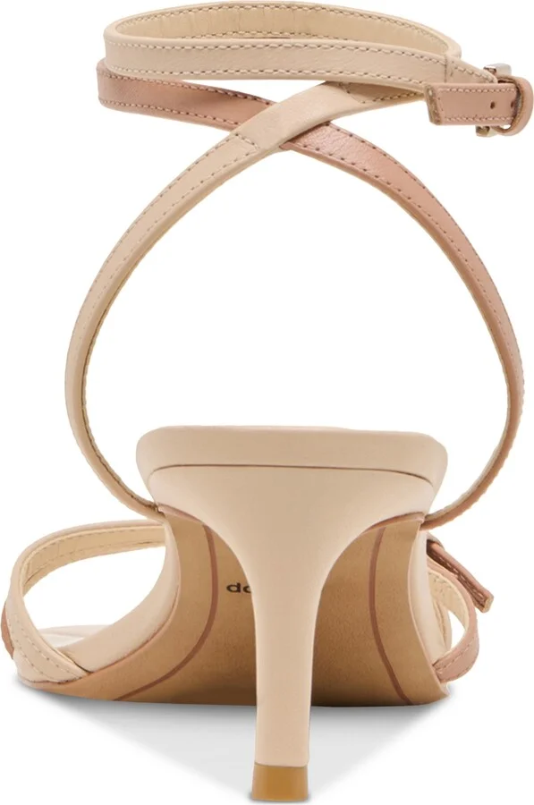 Dolce Vita Women's Bamby Strappy Kitten-Heel Dress Sandals - Nude/Cafe Multi Leather - Image 3