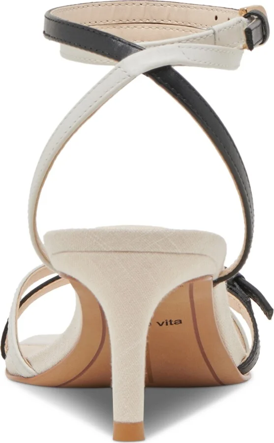 Dolce Vita Women's Bamby Strappy Kitten-Heel Dress Sandals - Nude/Cafe Multi Leather - Image 7