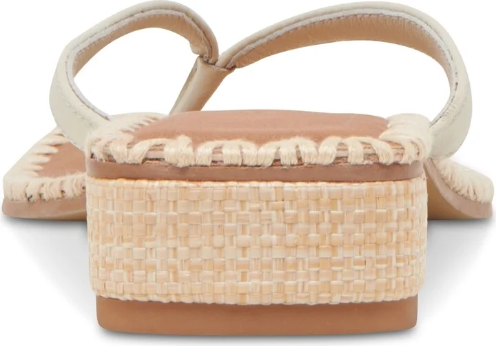 Dolce Vita Women's Barty Whipstitch Thong Low Heel Sandals - Image 3