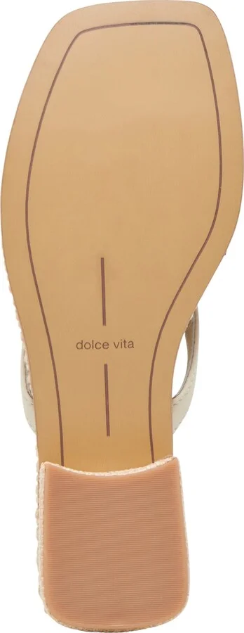 Dolce Vita Women's Barty Whipstitch Thong Low Heel Sandals - Image 5