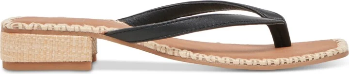 Dolce Vita Women's Barty Whipstitch Thong Low Heel Sandals - Image 6