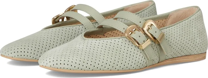Jade Perforated Suede