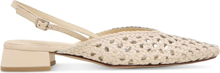 Dolce Vita Women's Birdie Slingback Woven Block-Heel Flats - Image 2