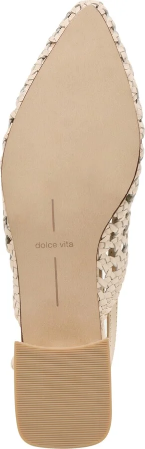 Dolce Vita Women's Birdie Slingback Woven Block-Heel Flats - Image 5