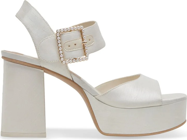 Dolce Vita Women's Bobby Pearls Ankle-Strap Two-Piece Platform Sandals - Image 2