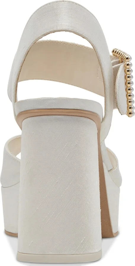 Dolce Vita Women's Bobby Pearls Ankle-Strap Two-Piece Platform Sandals - Image 3