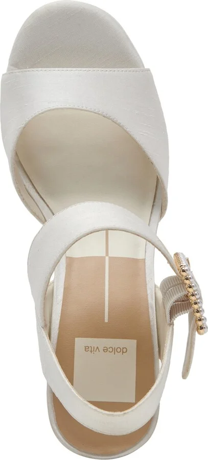 Dolce Vita Women's Bobby Pearls Ankle-Strap Two-Piece Platform Sandals - Image 4