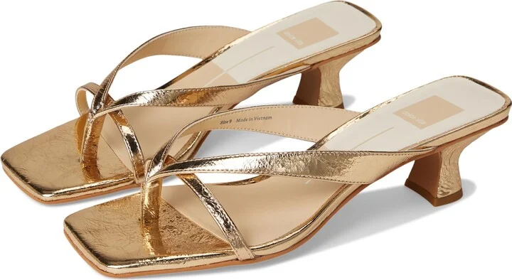 Gold Distressed Leather