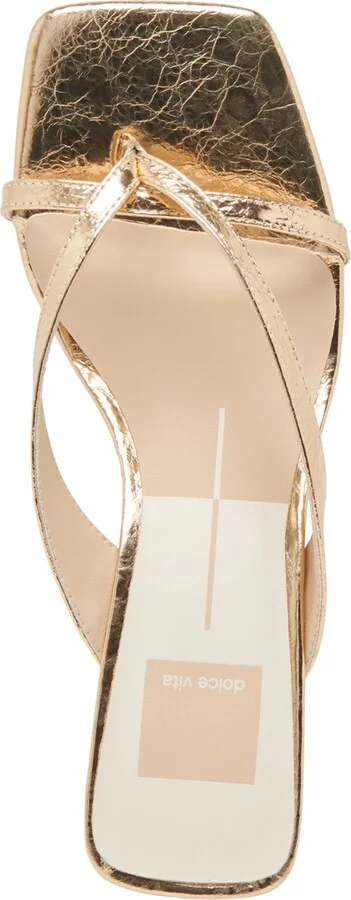 Dolce Vita Women's Brevel Thong Low Block Heel Dress Sandals - Image 4