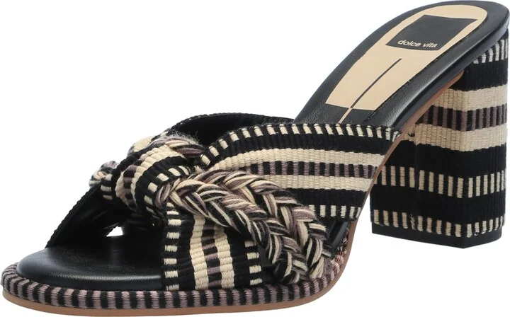 Black Multi Woven