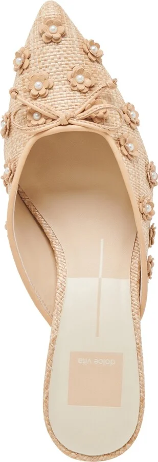 Dolce Vita Women's Camilo Raffia Pointed-Toe Mule Pumps - Image 4