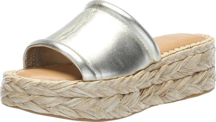 Light Gold Metallic Leather
