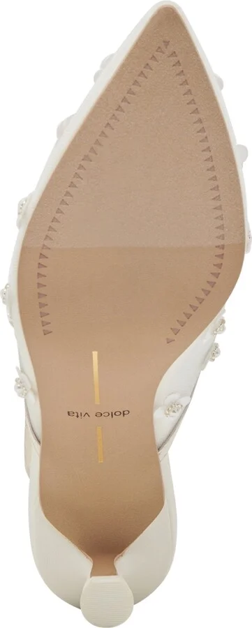Dolce Vita Women's Clara Embellished Mesh Pointed-Toe Heeled Mules - Image 5