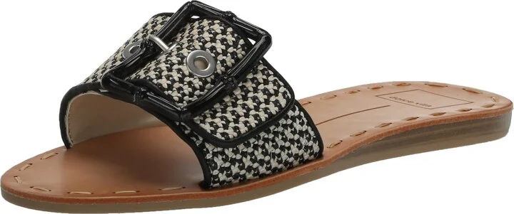 Black/Natural Raffia