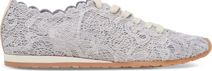 Dolce Vita Women's Dayana Lace Floral Lace-Up Sneakers - Image 2