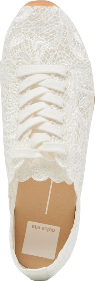 Dolce Vita Women's Dayana Lace Floral Lace-Up Sneakers - Image 8