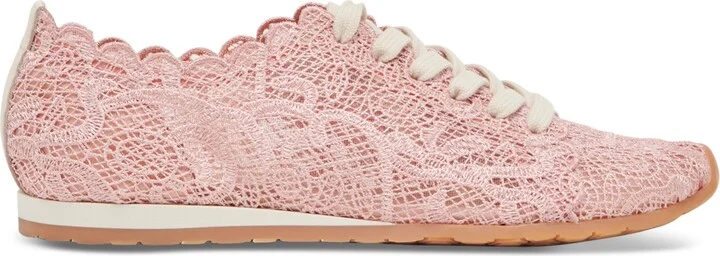 Dolce Vita Women's Dayana Lace Floral Lace-Up Sneakers - Image 10