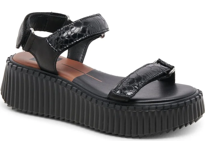 Midnight Embossed Leather