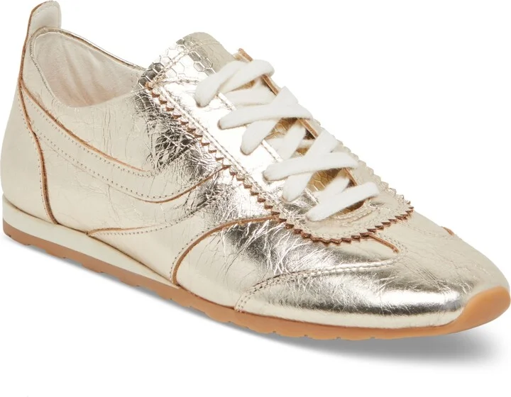 Light Gold Crinkle Patent