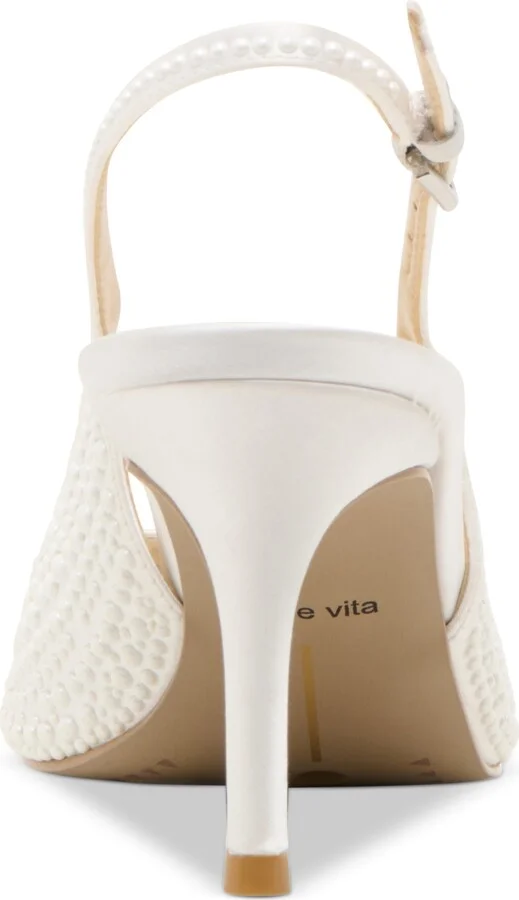 Dolce Vita Women's Elasi Pearl Pointed-Toe Slingback Pumps - Image 3