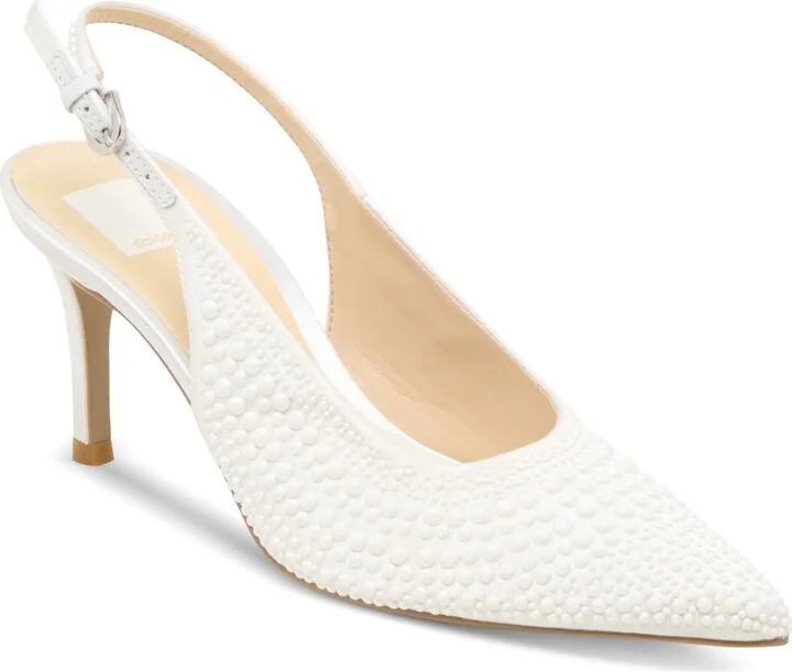 Dolce Vita Women's Elasi Pearl Pointed-Toe Slingback Pumps