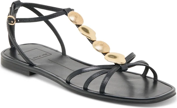 Dolce Vita Women's Faun Coin Gladiator T-Strap Sandals