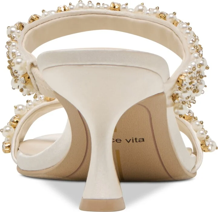 Dolce Vita Women's Genora Rhinestone Double-Band Low-Heel Dress Sandals - Image 3