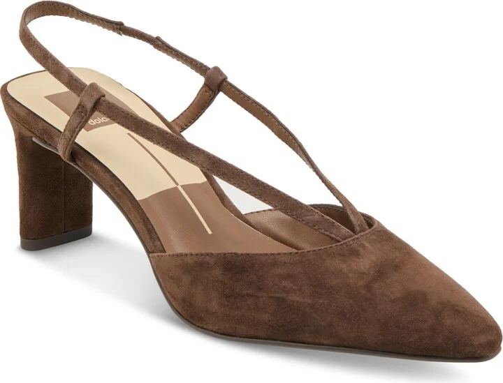 Dolce Vita Women's Ginay Pointed-Toe Slingback Blade-Heel Pumps