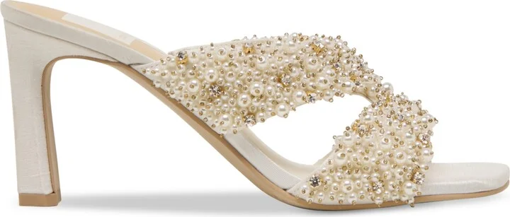 Dolce Vita Women's Gitel Rhinestone Crossband Dress Sandals - Image 2