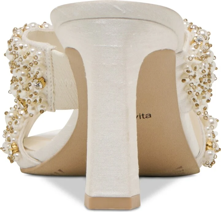 Dolce Vita Women's Gitel Rhinestone Crossband Dress Sandals - Image 3