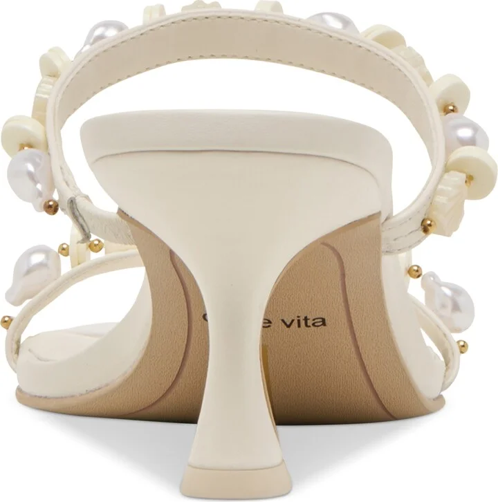 Dolce Vita Women's Grason Beaded Double-Band Kitten-Heel Dress Sandals - Image 7