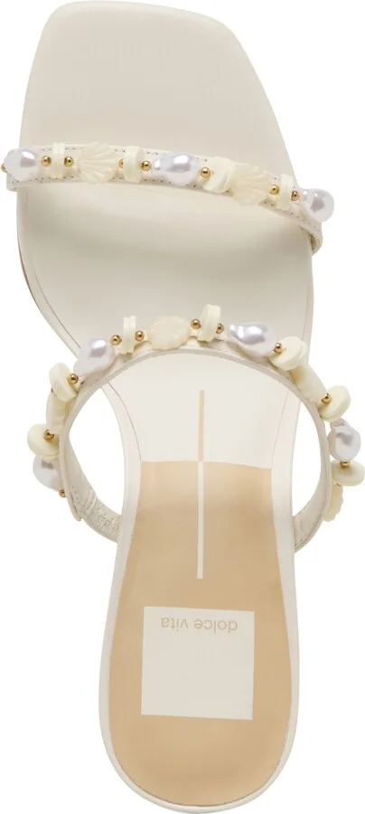 Dolce Vita Women's Grason Beaded Double-Band Kitten-Heel Dress Sandals - Image 8