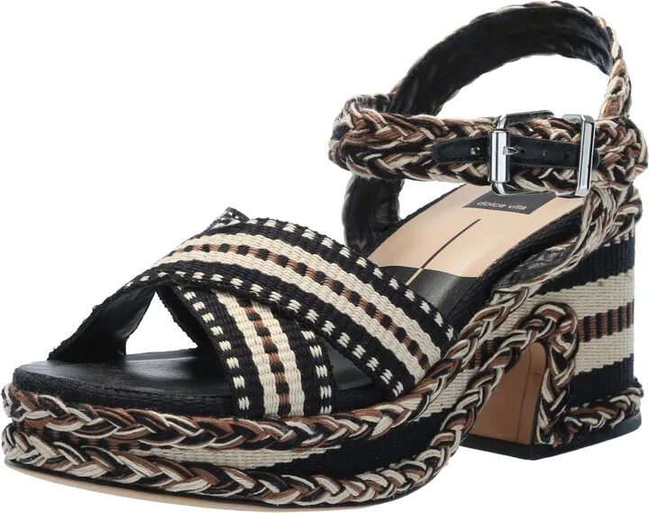Black Multi Woven