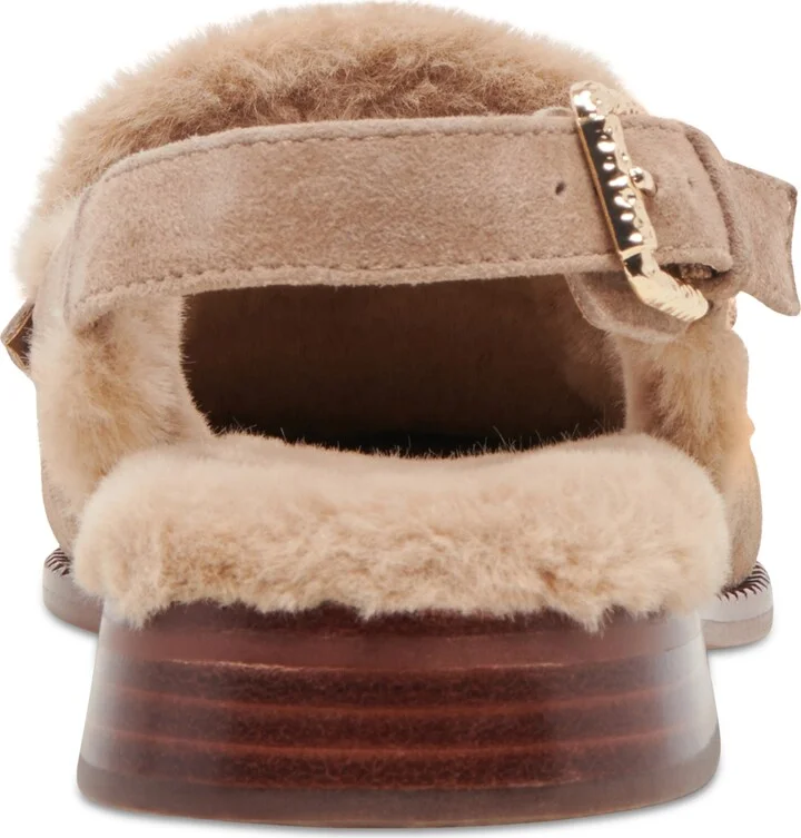 Dolce Vita Women's Hardi Plush Cozy Slingback Loafer Flats - Image 3