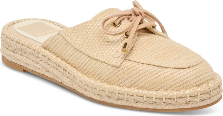 Dolce Vita Women's Hatie Bow Espadrille Boat Slide Mules