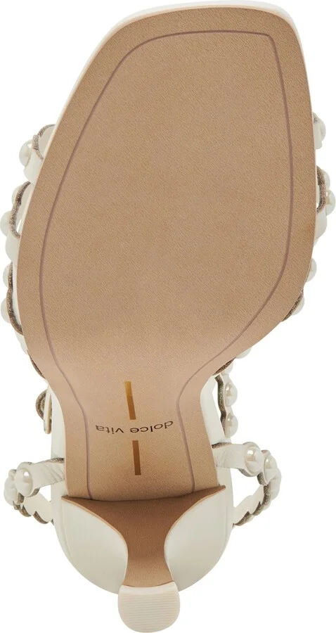 Dolce Vita Women's Hellen Pearl Strappy Two-Piece Stiletto Dress Sandals - Image 5