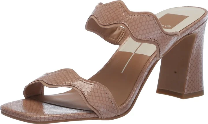 Toffee Embossed Leather