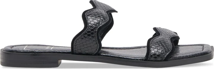 Dolce Vita Women's Ilva Wavy Double-Strap Slide Sandals - Image 2
