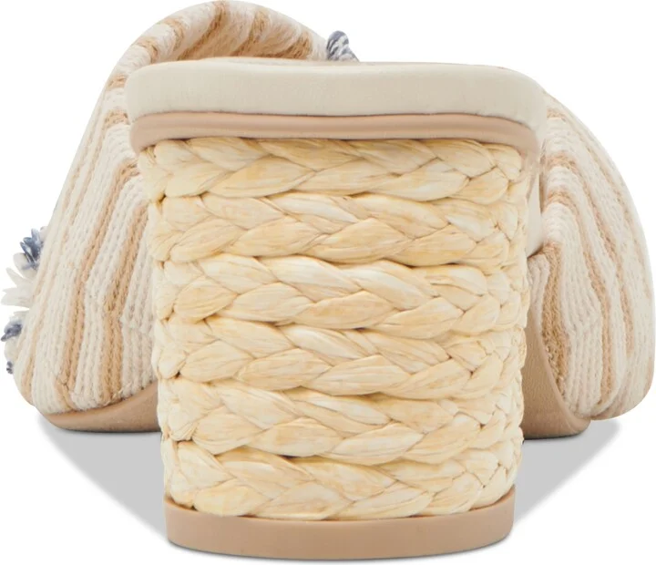 Dolce Vita Women's Izra Knot Raffia Block-Heel Dress Sandals - Image 7