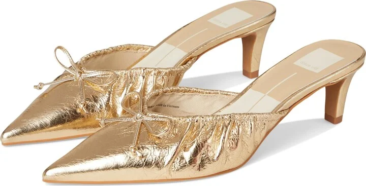 Gold Distressed Leather