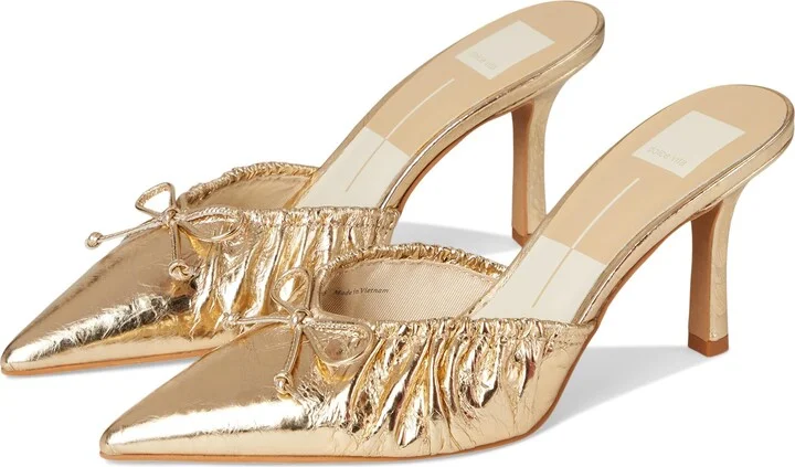 Gold Distressed Leather