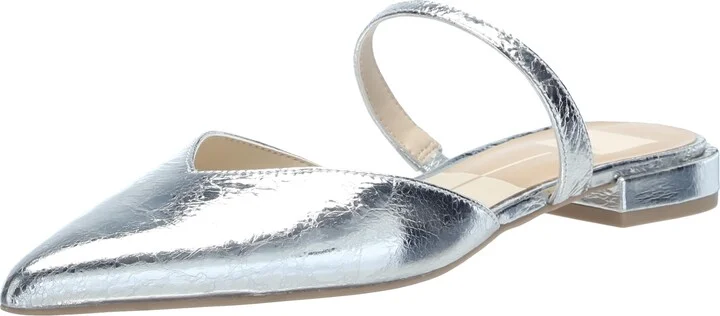 Silver Distressed Leather