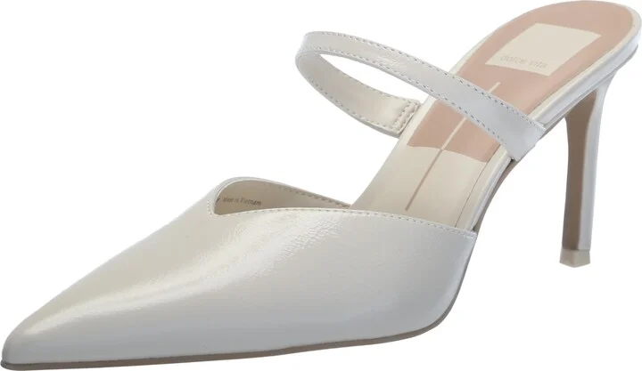 White Crinkle Patent