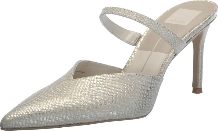Champagne Embossed Leather