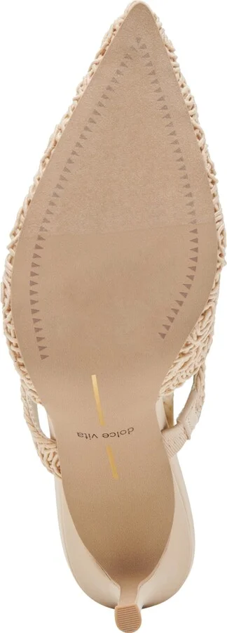 Dolce Vita Women's Kassy Macrame Crocheted Stiletto Pointed-Toe Pumps - Image 5
