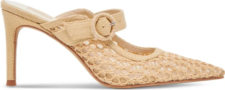 Dolce Vita Women's Keekee Buckle Woven Pointed-Toe Pumps - Image 2