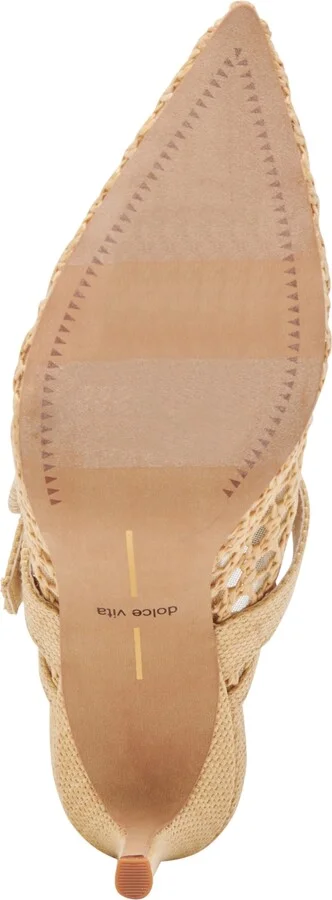 Dolce Vita Women's Keekee Buckle Woven Pointed-Toe Pumps - Image 5